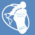 RespAct organic: Reduce your Footprint – White T-Shirt
